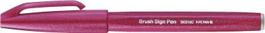 Pentel ecsettoll kalligrafikus hajlékony hegyű Brush Sign Pen - burgundi